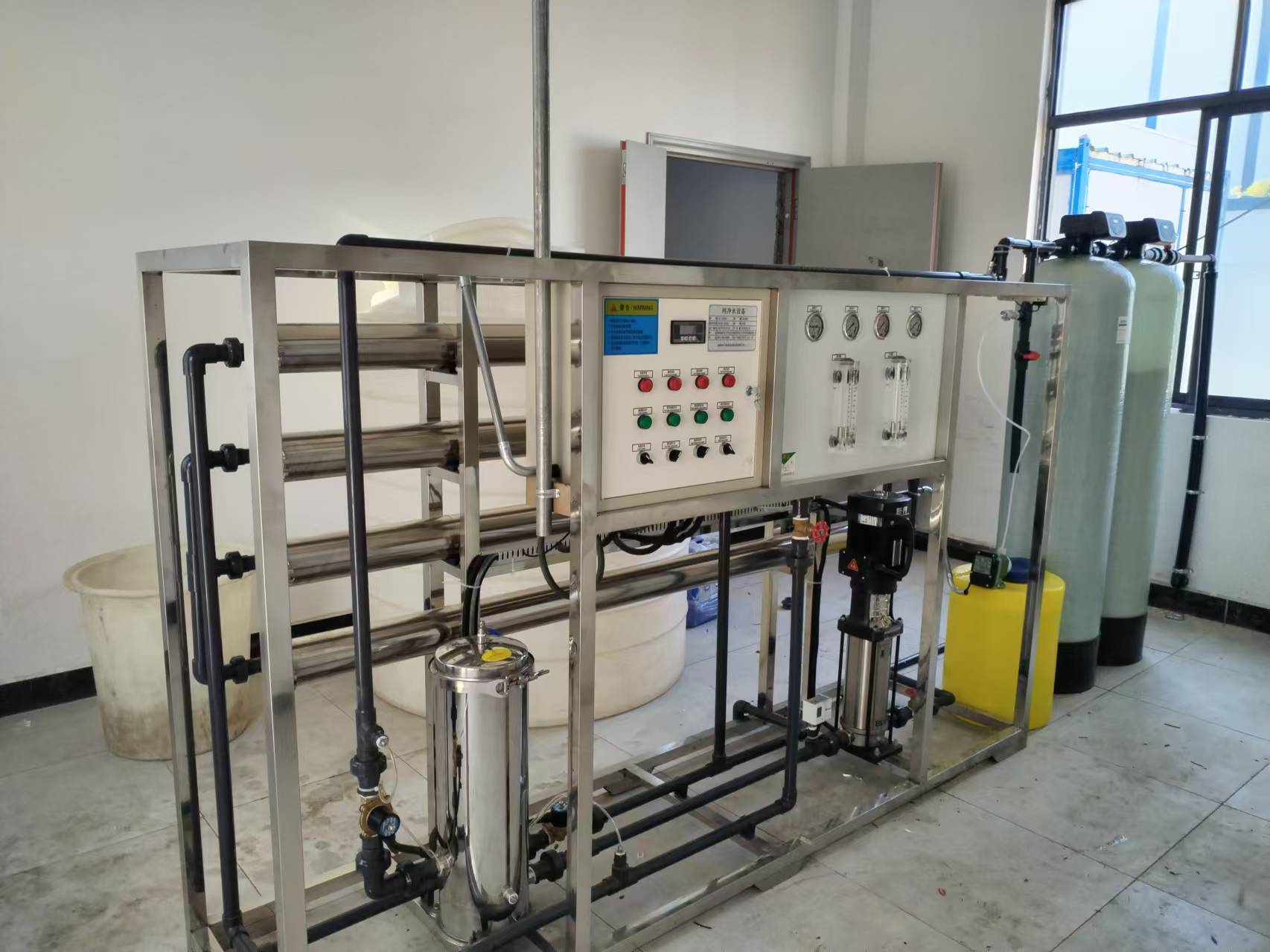 2吨/小时RO反渗透净水设备