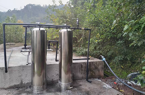 >山西运城永乐县某用户10吨/时石英砂+活性炭过滤设备