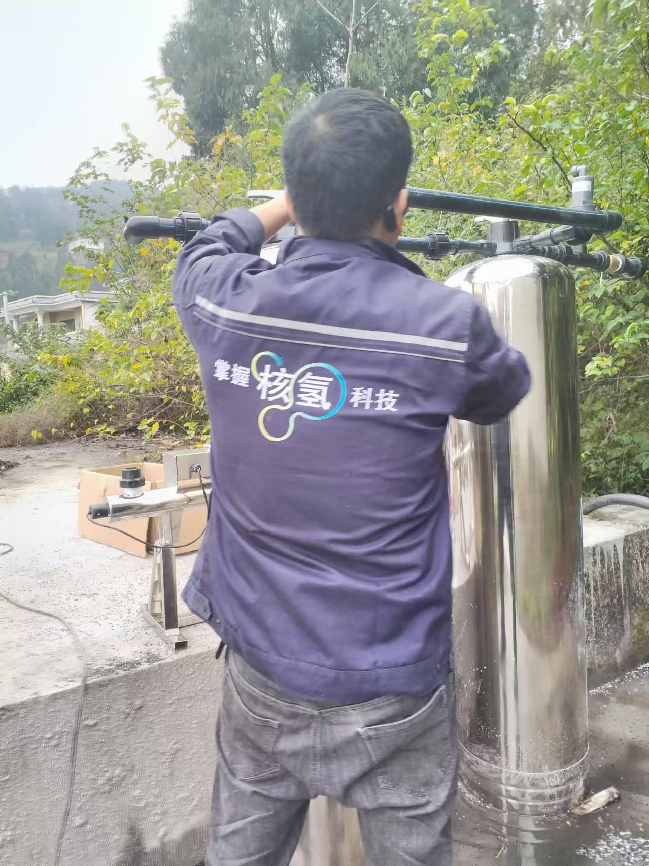 10吨/时石英砂+活性炭过滤设备